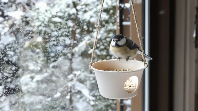 Arrêtez de jeter ce petit pot en plastique : il devient la mangeoire préférée des oiseaux cet hiver