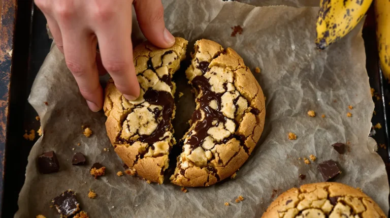 Avis aux amateurs de banana bread et de cookies : découvrez la recette qui réunit les deux