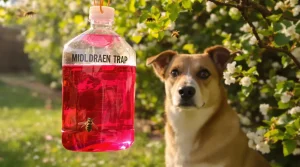 Ce mélange bière-grenadine dans le jardin protège votre chien des frelons sans tuer une abeille