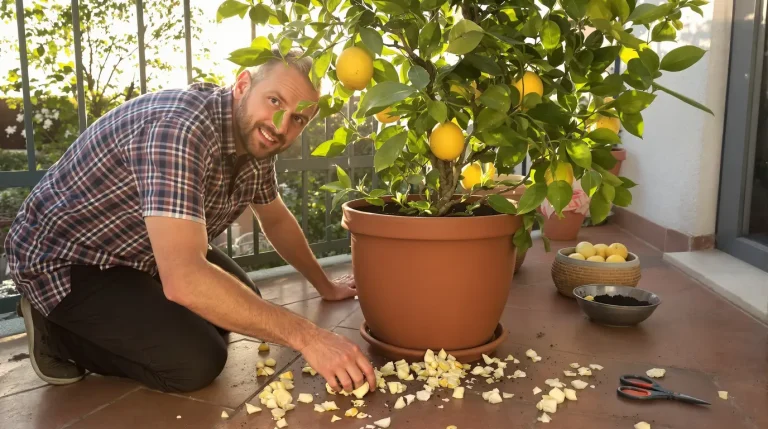 Citronnier qui ne donne rien : enterrez ce déchet de cuisine à son pied, il se couvre de fruits