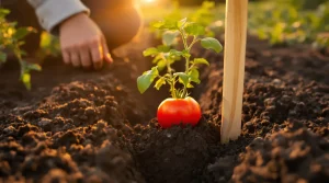Comment planter les tomates couchées pour un enracinement plus solide, selon les maraîchers
