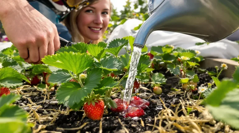 Fraisiers au printemps : les 4 gestes essentiels pour une récolte dès mi-juin, voici pourquoi