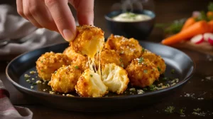 « J’en fais à chaque apéro d’hiver » : mes croquettes de chou-fleur dorées au four, prêtes en 30 minutes
