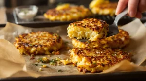 Je les prépare en 10 minutes : mes galettes de pommes de terre crousti-dorées au four, légères et bien meilleures que des frites