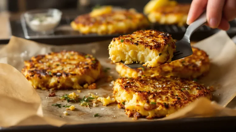 Je les prépare en 10 minutes : mes galettes de pommes de terre crousti-dorées au four, légères et bien meilleures que des frites