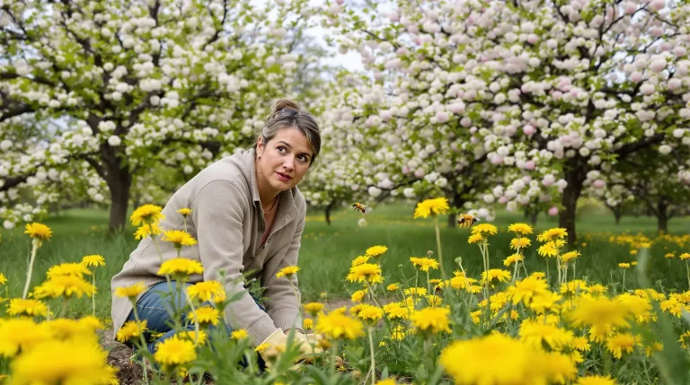 « Mon voisin m'a dit d'arrêter d'arracher mes pissenlits » : mes fruitiers leur doivent leurs récoltes