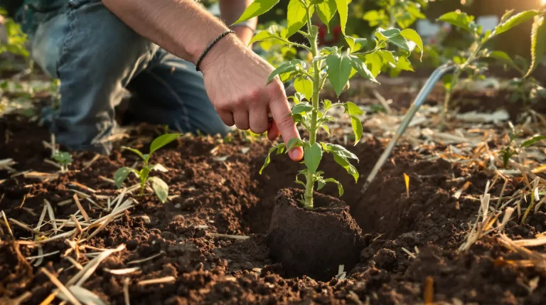 Vos tomates ne craindront plus le mildiou cet été si vous enfouissez cette zone précise au repiquage
