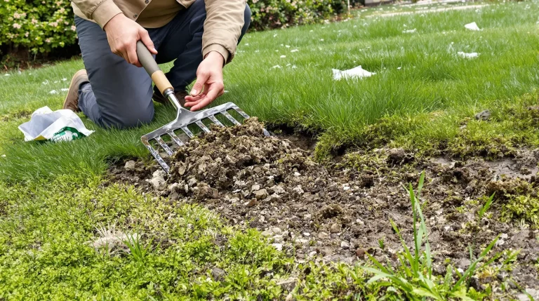 Votre pelouse est envahie de mousse après l’hiver ? Le geste tout simple que les paysagistes appliquent toujours