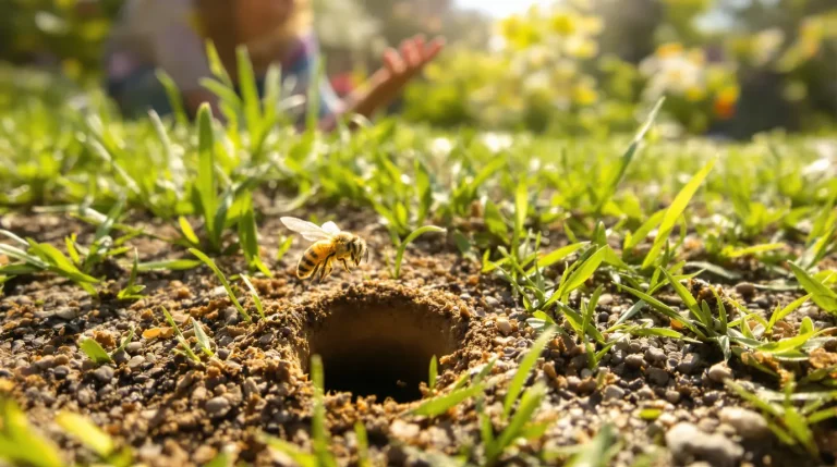 Abeilles minières : ces petits trous dans votre pelouse sont une excellente nouvelle pour le jardin