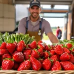 Asperges et fraises : les consommateurs sont aux anges à La Marquise de Vers avec ces productions