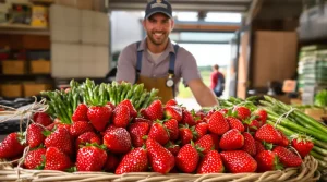 Asperges et fraises : les consommateurs sont aux anges à La Marquise de Vers avec ces productions