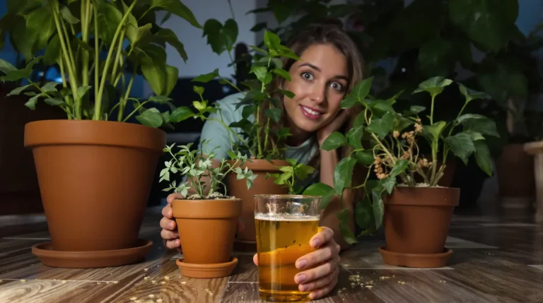 J’ai posé un simple verre près de mes plantes le soir : dès le lendemain, plus un seul moucheron chez moi