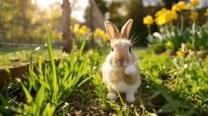 Lâcher son lapin dans le jardin au printemps : bonne idée pour l’herbe fraîche ou vrai risque ?