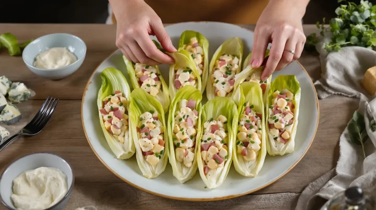 Petites barquettes d’endive au jambon : ma recette d’apéritif ultra express prête en quelques minutes