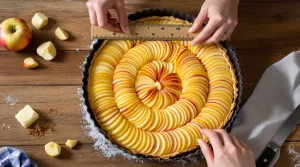 Pour une tarte aux pommes aussi jolie qu’en pâtisserie, voici la technique de la règle à connaître