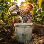 Pourquoi de plus en plus de jardiniers plantent un vieux seau au milieu du potager, voici pourquoi