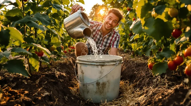 Pourquoi de plus en plus de jardiniers plantent un vieux seau au milieu du potager, voici pourquoi