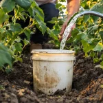 Sécheresse au potager : pourquoi ces jardiniers du Nord-Pas-de-Calais plantent un vieux seau enterré