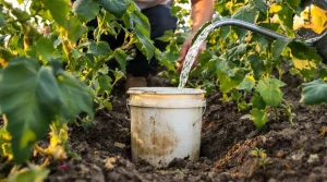 Sécheresse au potager : pourquoi ces jardiniers du Nord-Pas-de-Calais plantent un vieux seau enterré