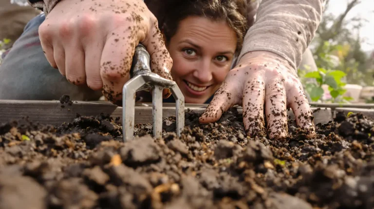 Sol compact au printemps ? Ce geste tout simple l’aère vite et le rend prêt à planter
