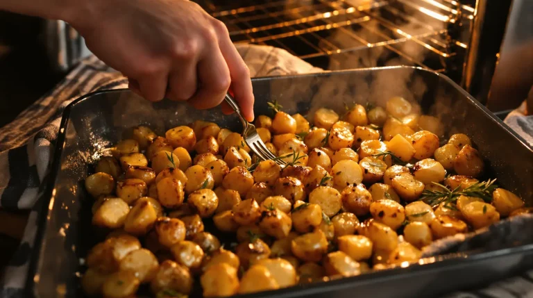 Voici comment je cuis des pommes de terre grenaille au four pour qu'elles soient bien dorées