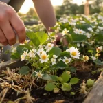 Vos fraisiers sont en fleurs : les gestes à faire maintenant pour une récolte de fraises abondante