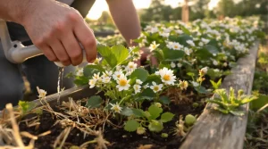 Vos fraisiers sont en fleurs : les gestes à faire maintenant pour une récolte de fraises abondante